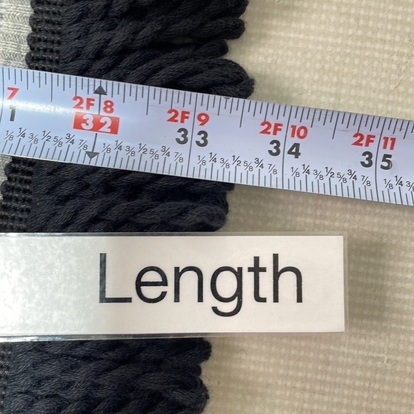 Ethereal Papercrane Sweater Tunic Dress Grey Black Fringe Size Small - Picture 10 of 11